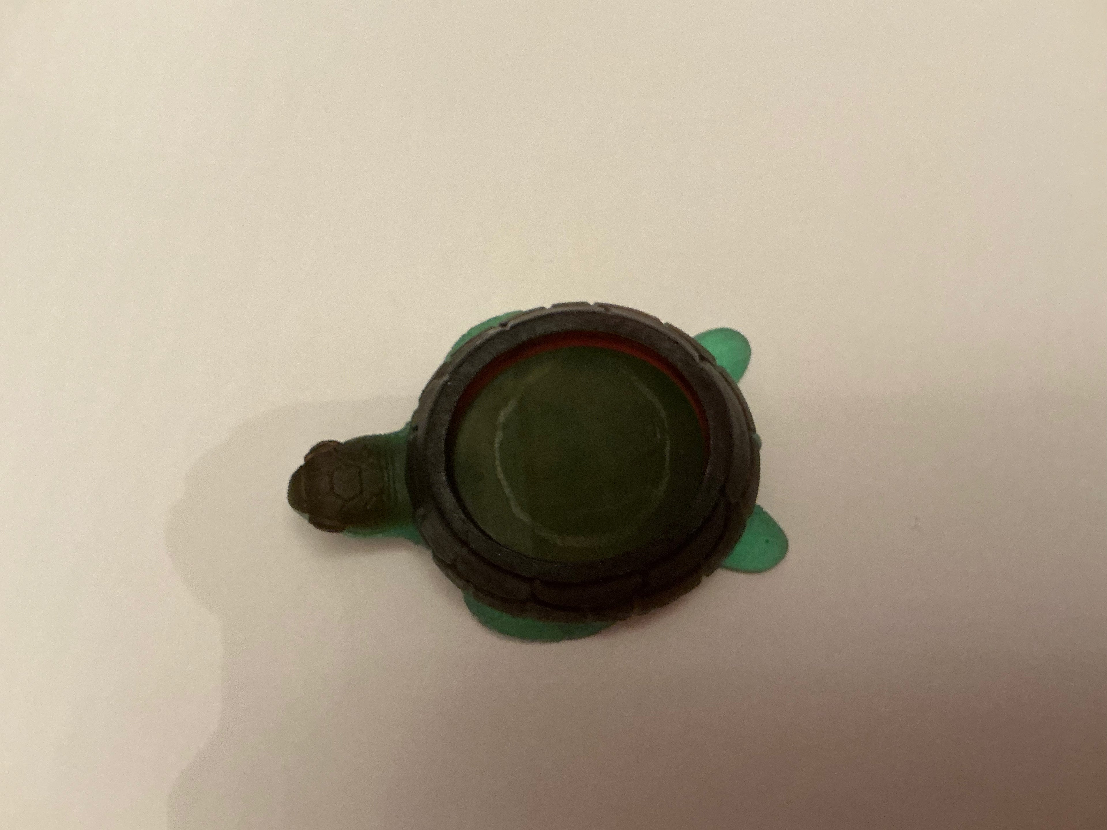 Miniature turtle trinket holder