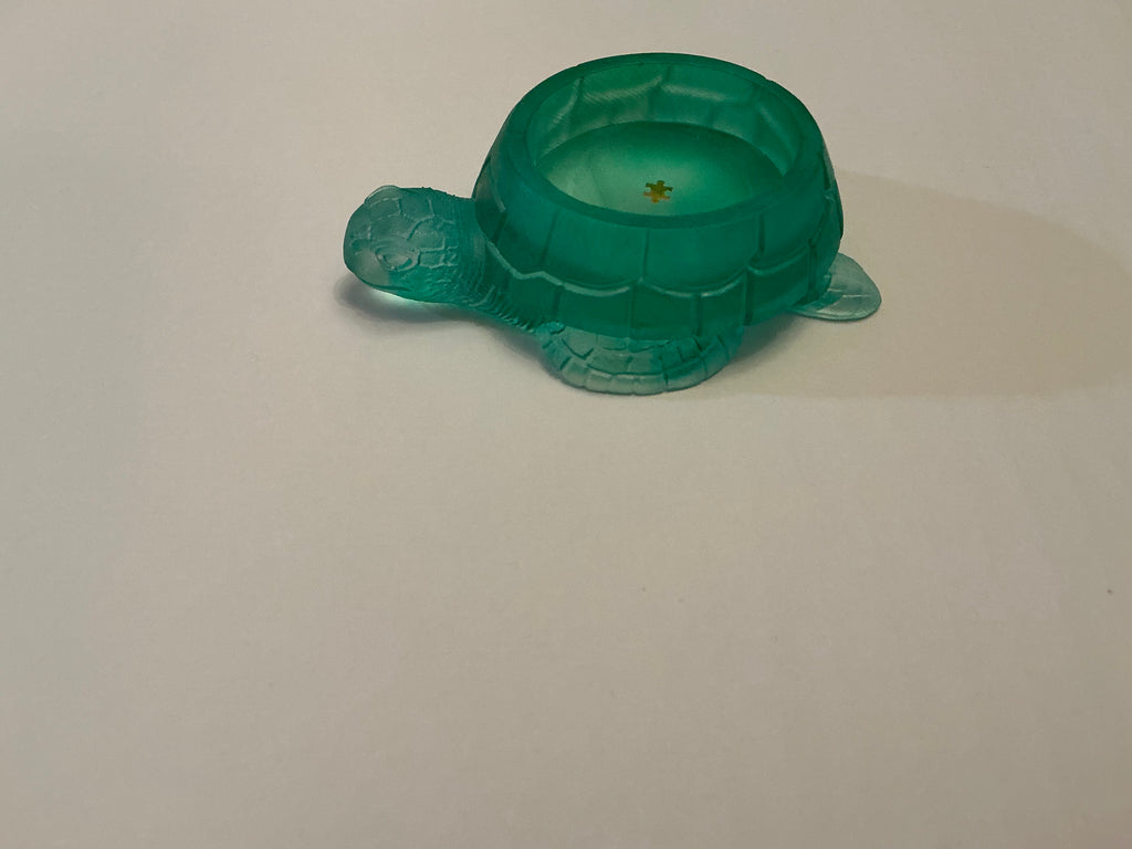 Miniature turtle trinket holder