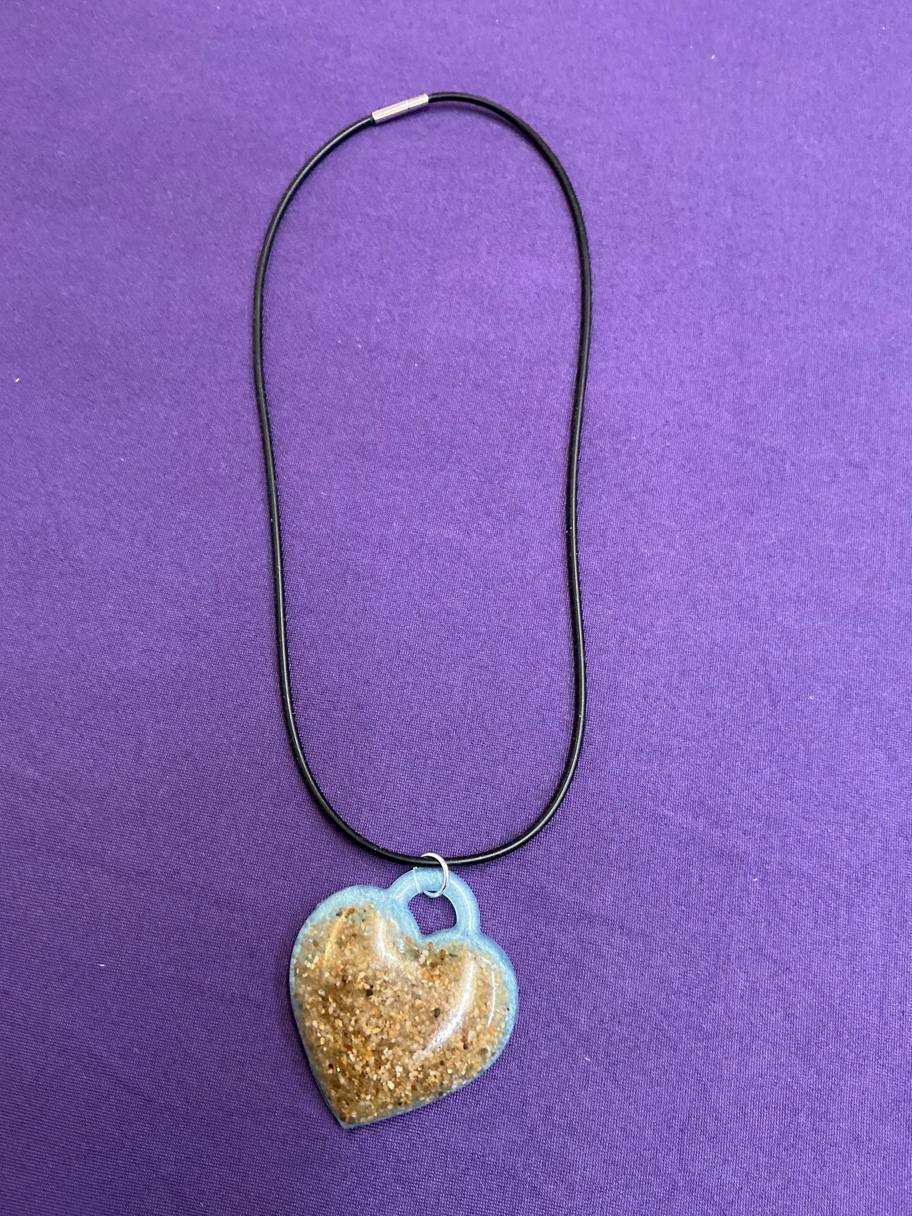 Sand Heart Necklace