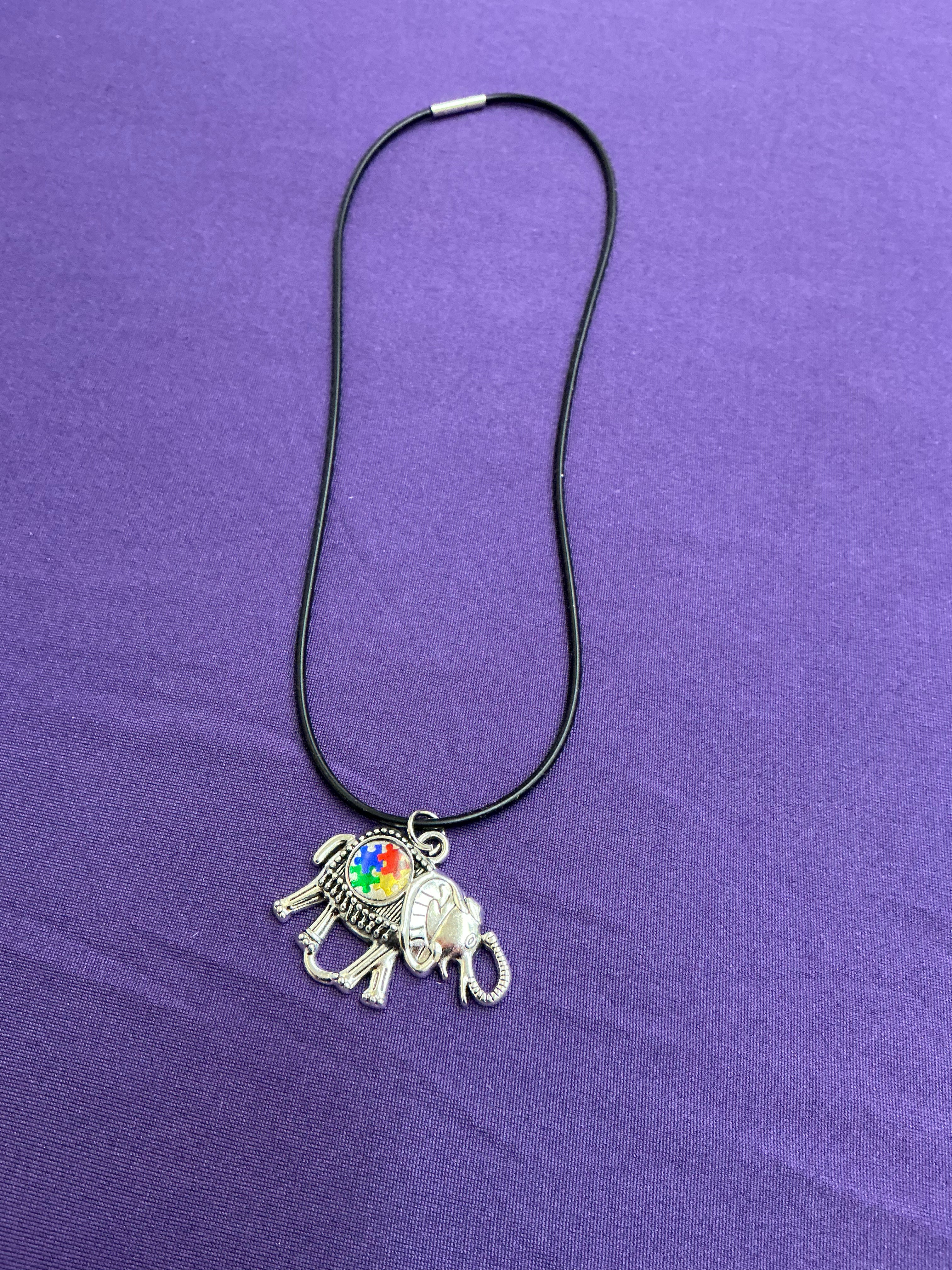 Autism Elephant Necklace
