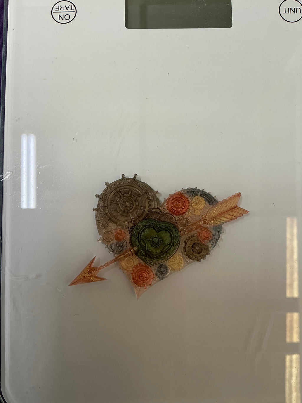 Steampunk Heart Magnet