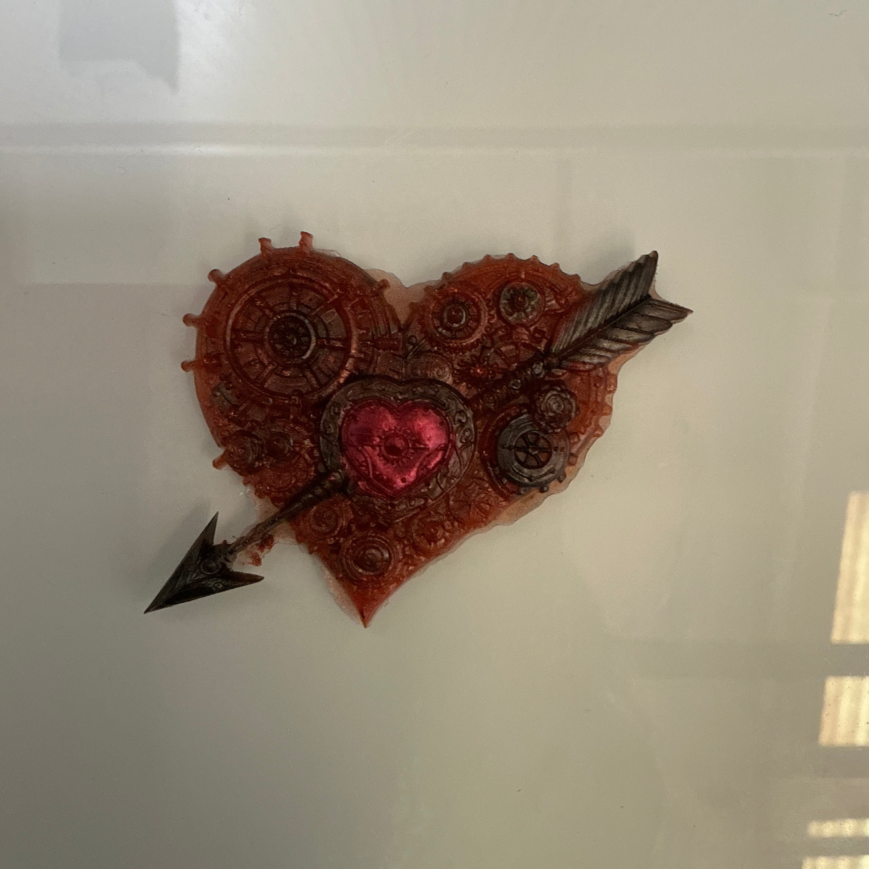 Steampunk Heart Magnet