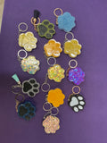Puppy Paw Keychains