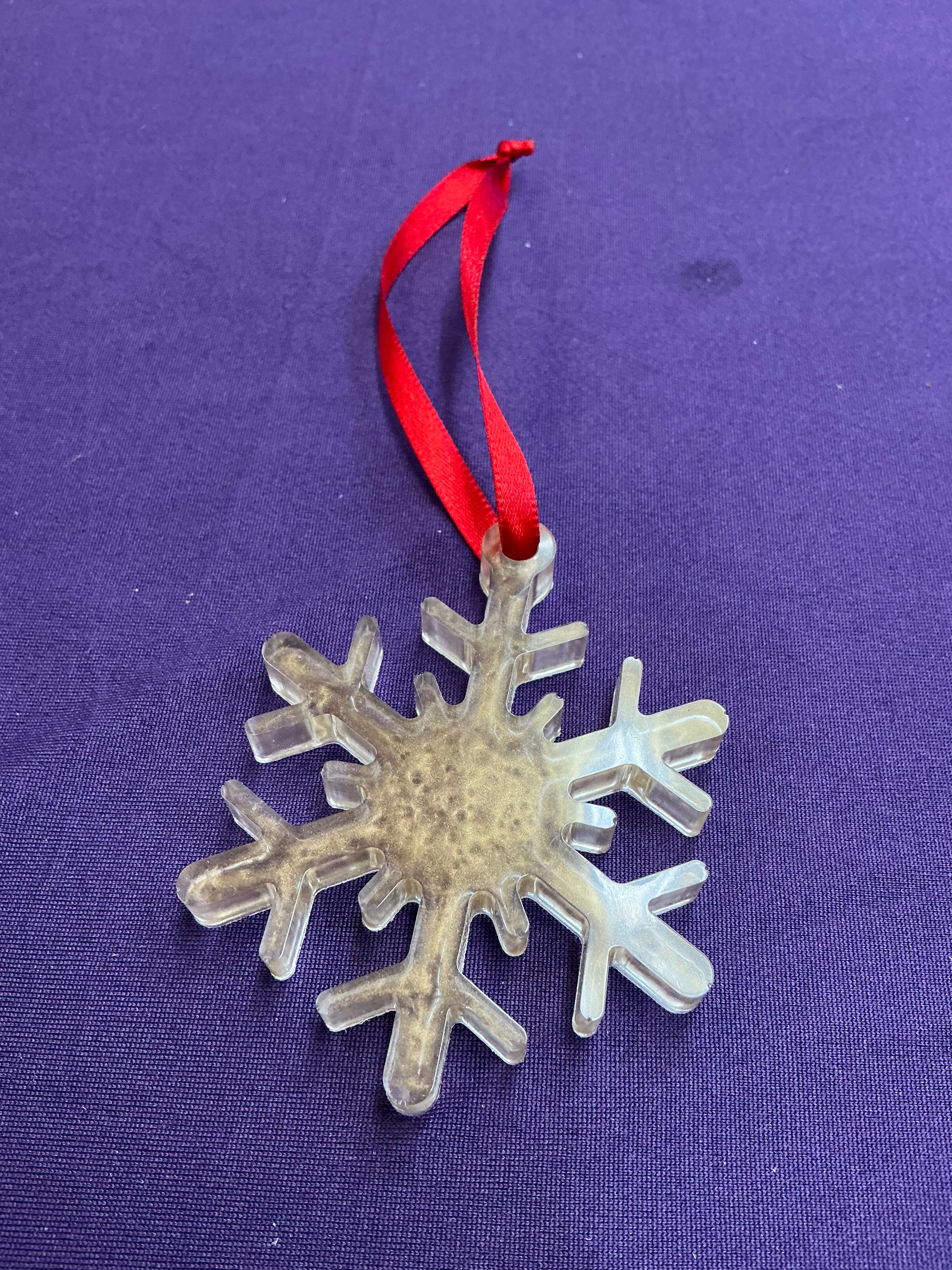 Icicle Snowflake Ornament