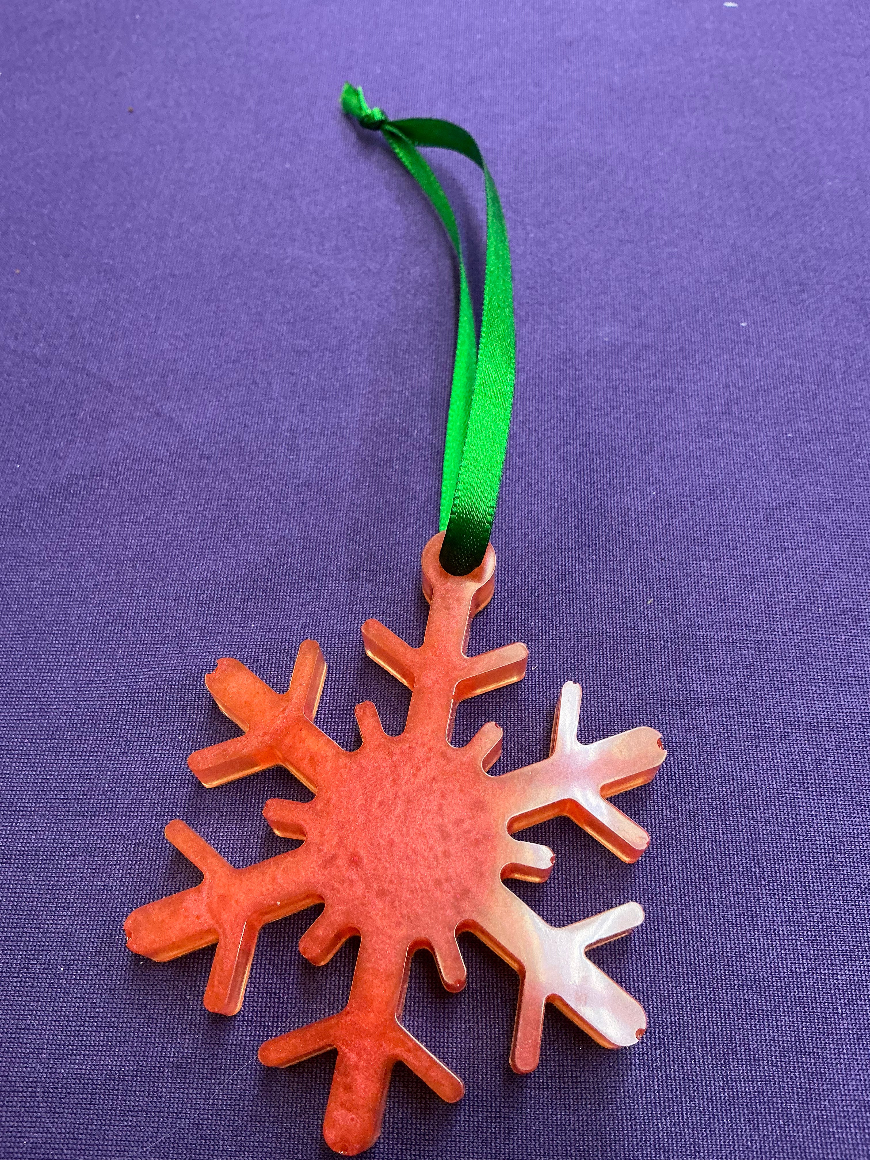Icicle Snowflake Ornament