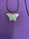 Butterfly Bezel Necklace