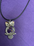 Owl Bezel Necklace