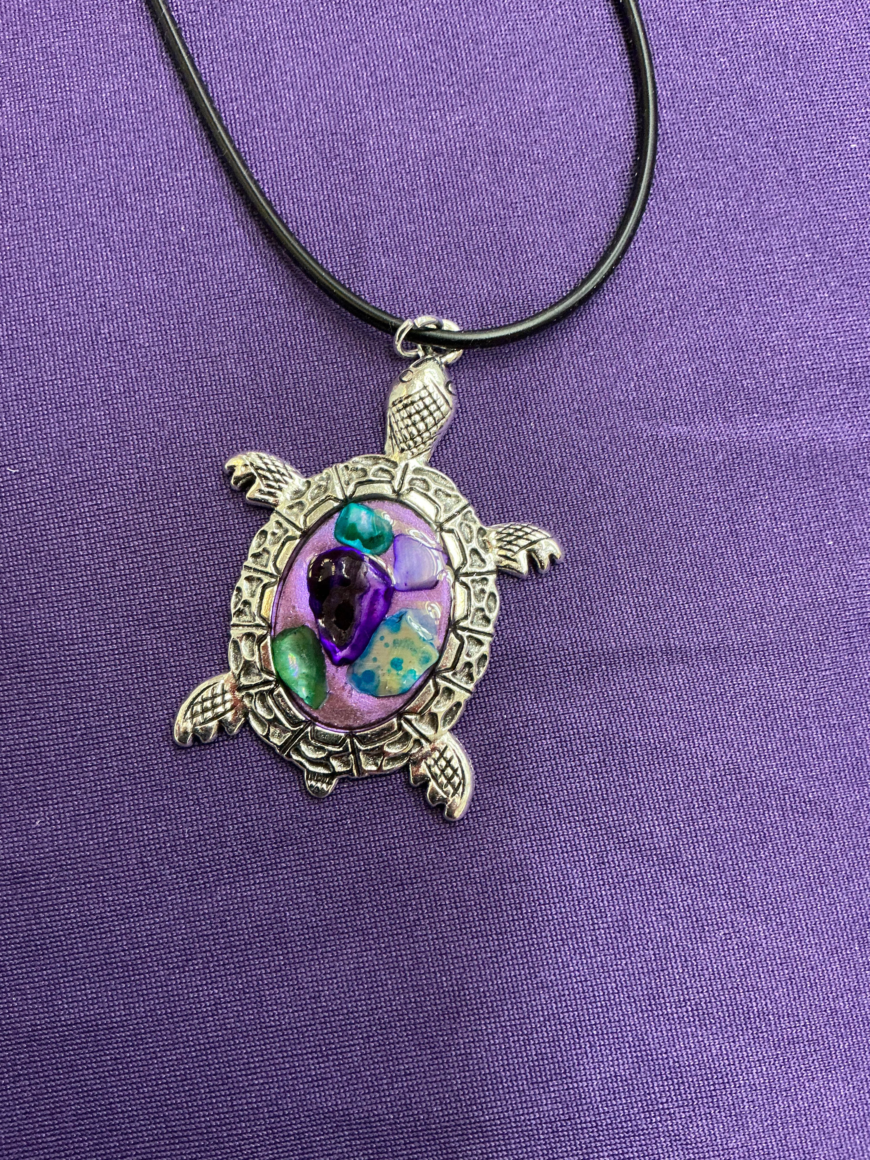 Turtle Bezel Necklace