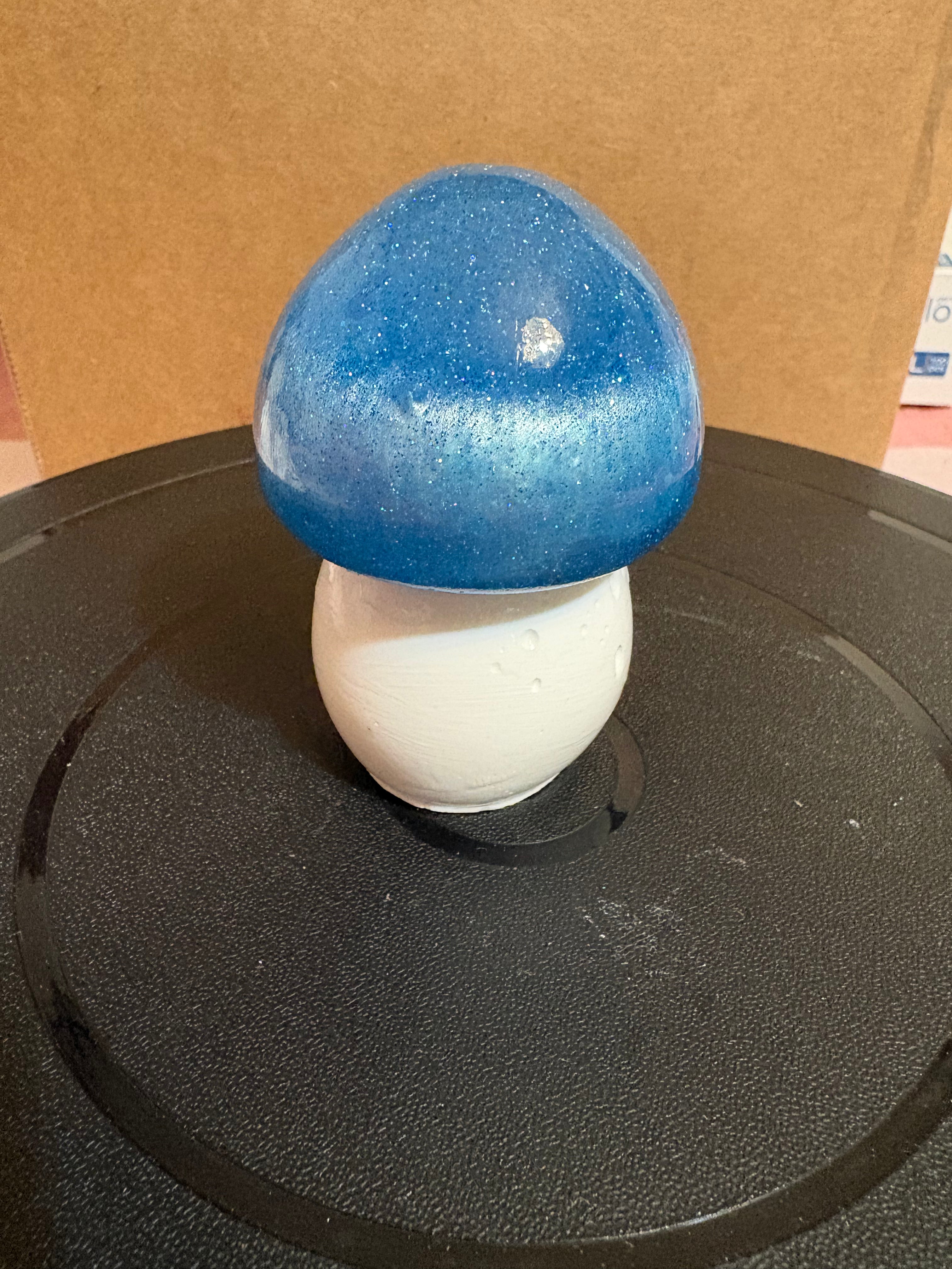 Blue mushroom