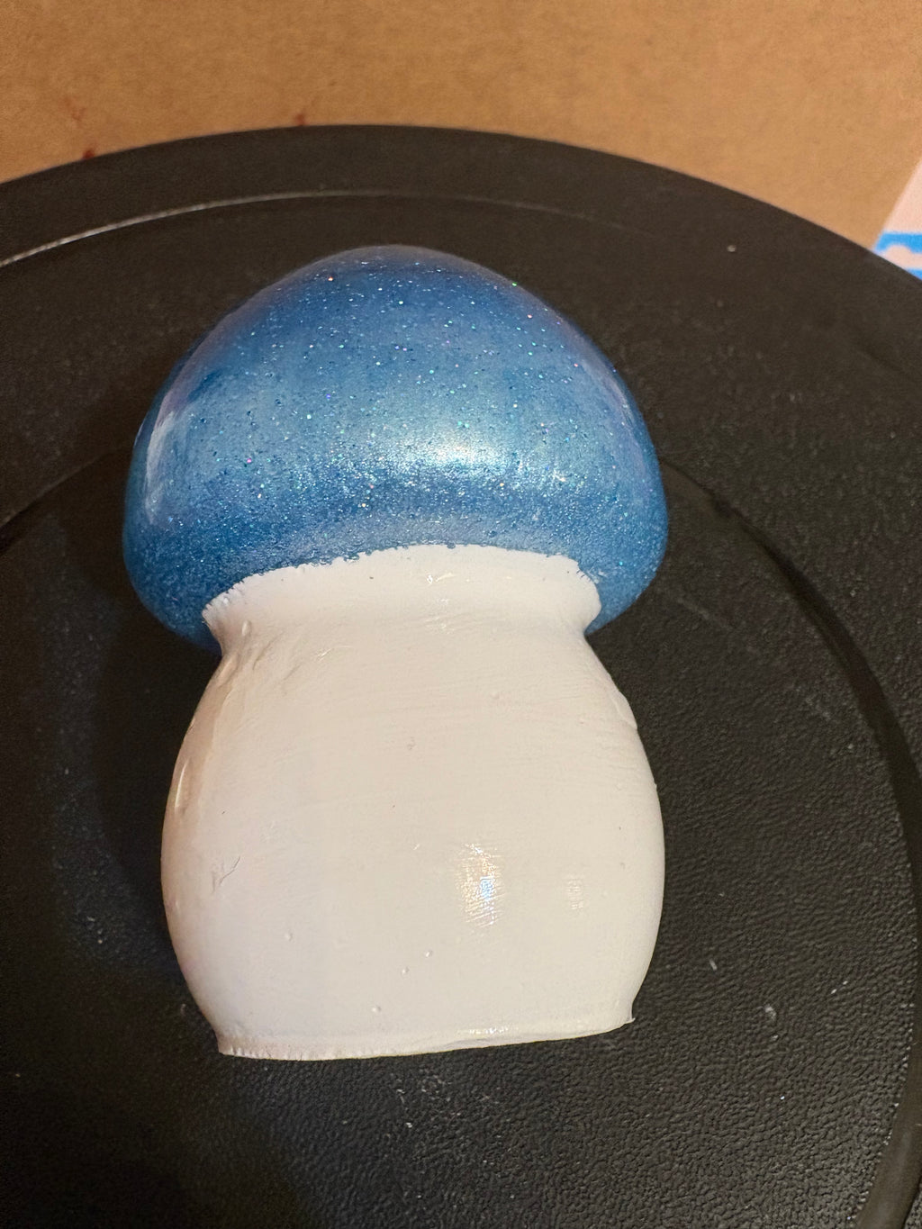 Blue mushroom