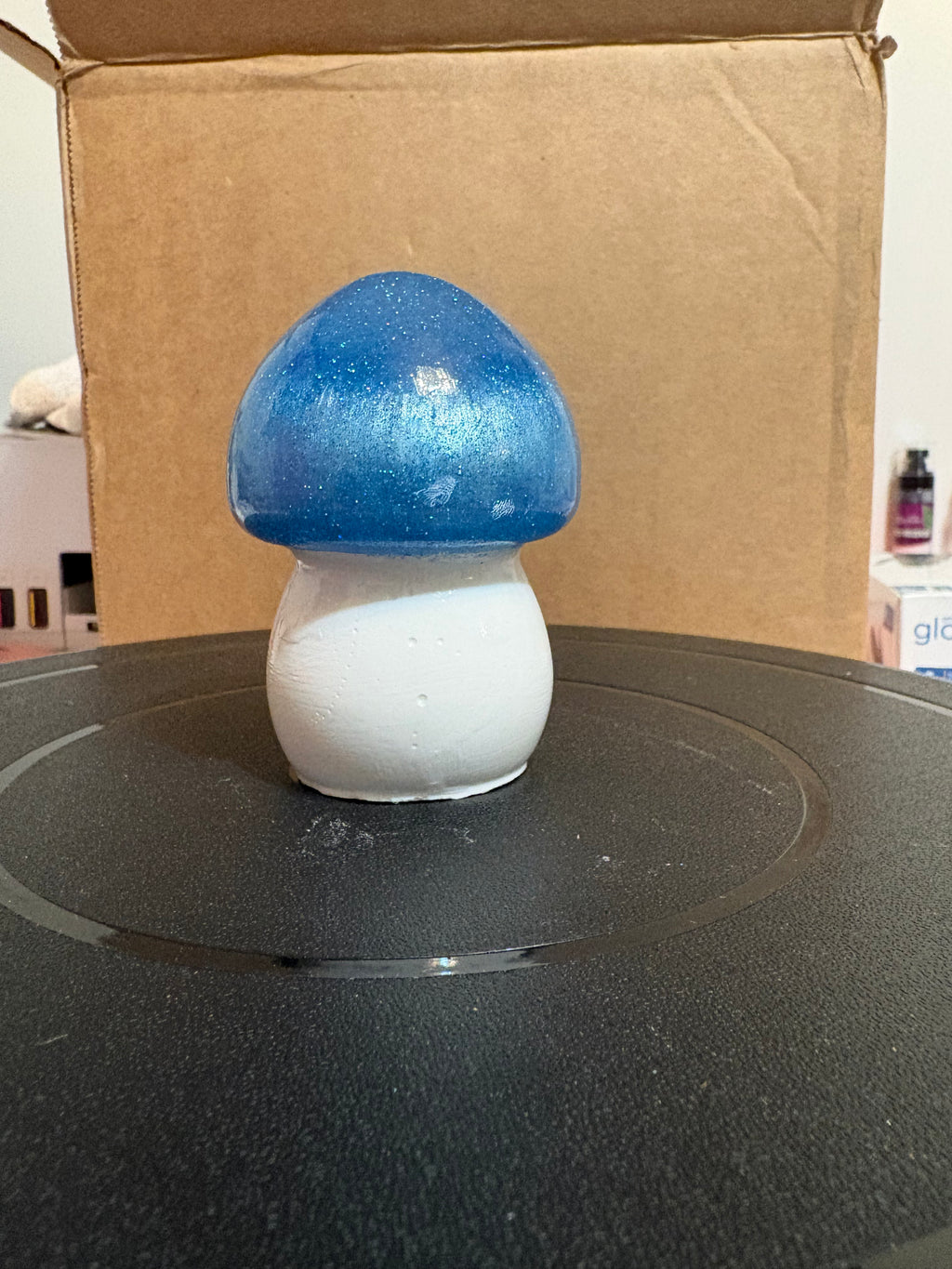 Blue mushroom